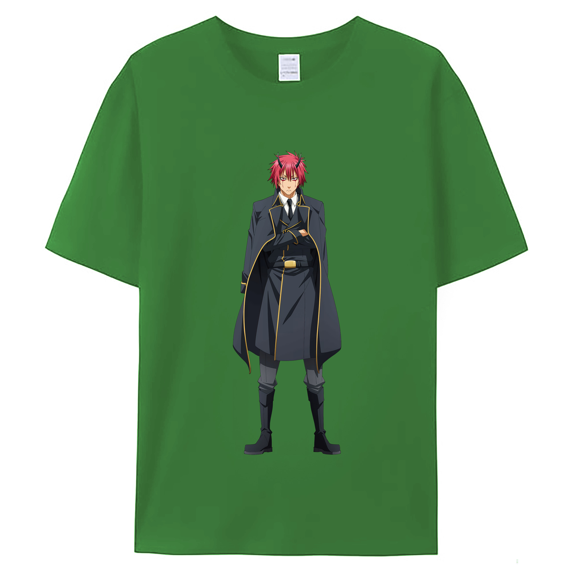 （画像用） 転スラ Regarding Reincarnated to Slime レディースカジュアルプリントTシャツ（綿100％）